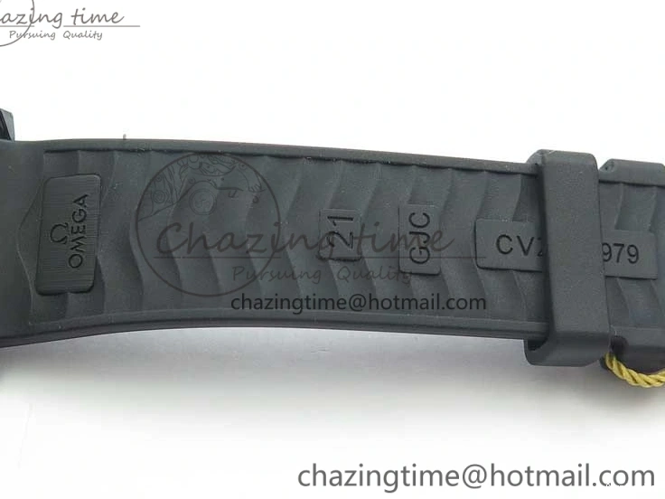 0130 Seamaster Diver 300M Real Ceramic Case VSF 1:1 Best Edition on Black Rubber Strap A8806 (Free Nato) SunProtective 7935